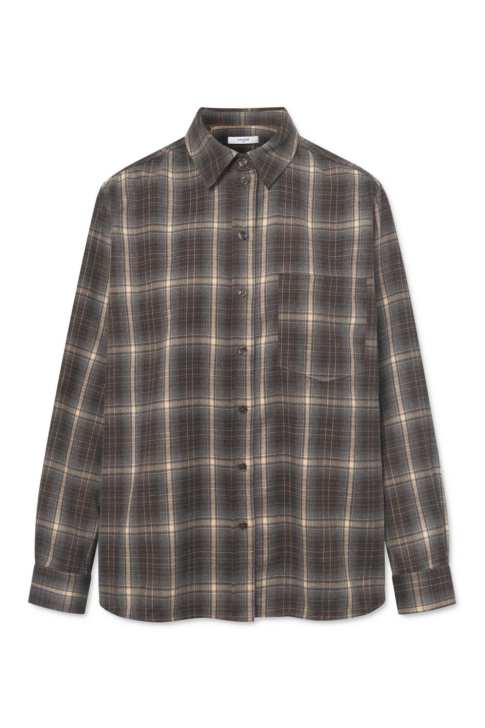 Elotta skjorte - 697 Green Multi Check